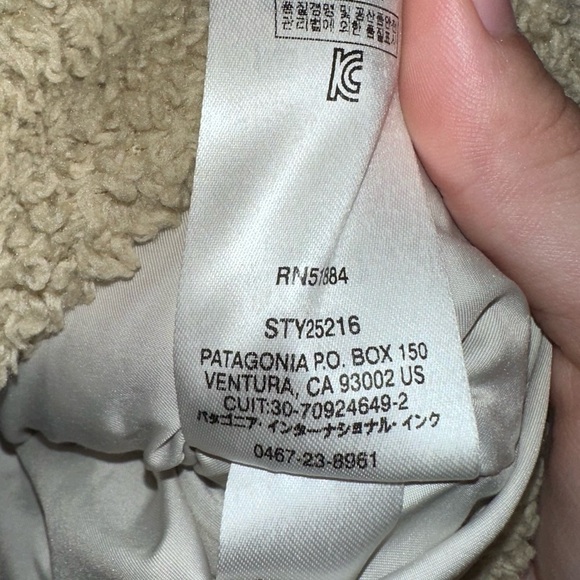 Patagonia women’s tan Los Gatos fleece zip up vest size medium - Picture 7 of 7